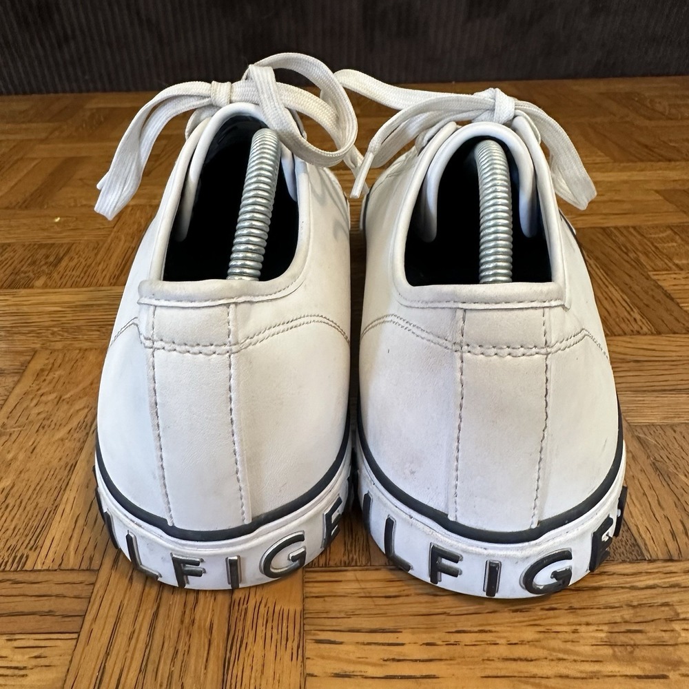 - Tommy Hilfiger Radam Lace-Up Men Sneakers Sz. 11, White - Picture 6 of 10